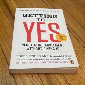 Getting to Yes Paperback Book By Roger Fisher